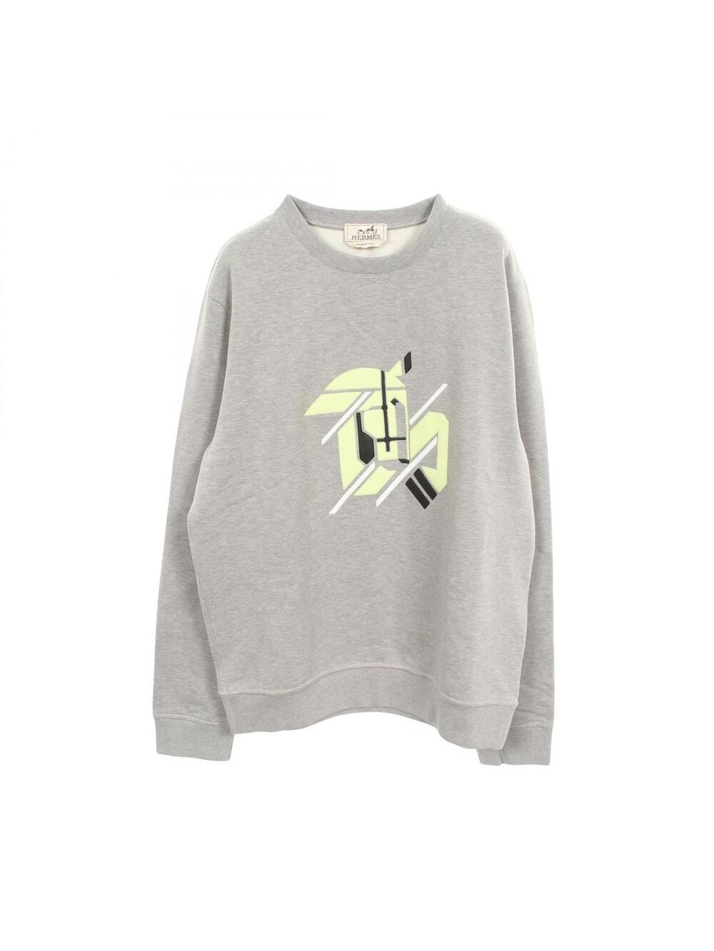 Hermes Leather Patch Sweatshirt Long #365338H52B